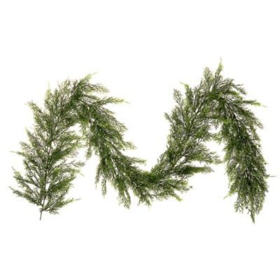 Vickerman 75" Artificial Cedar Garland, Green