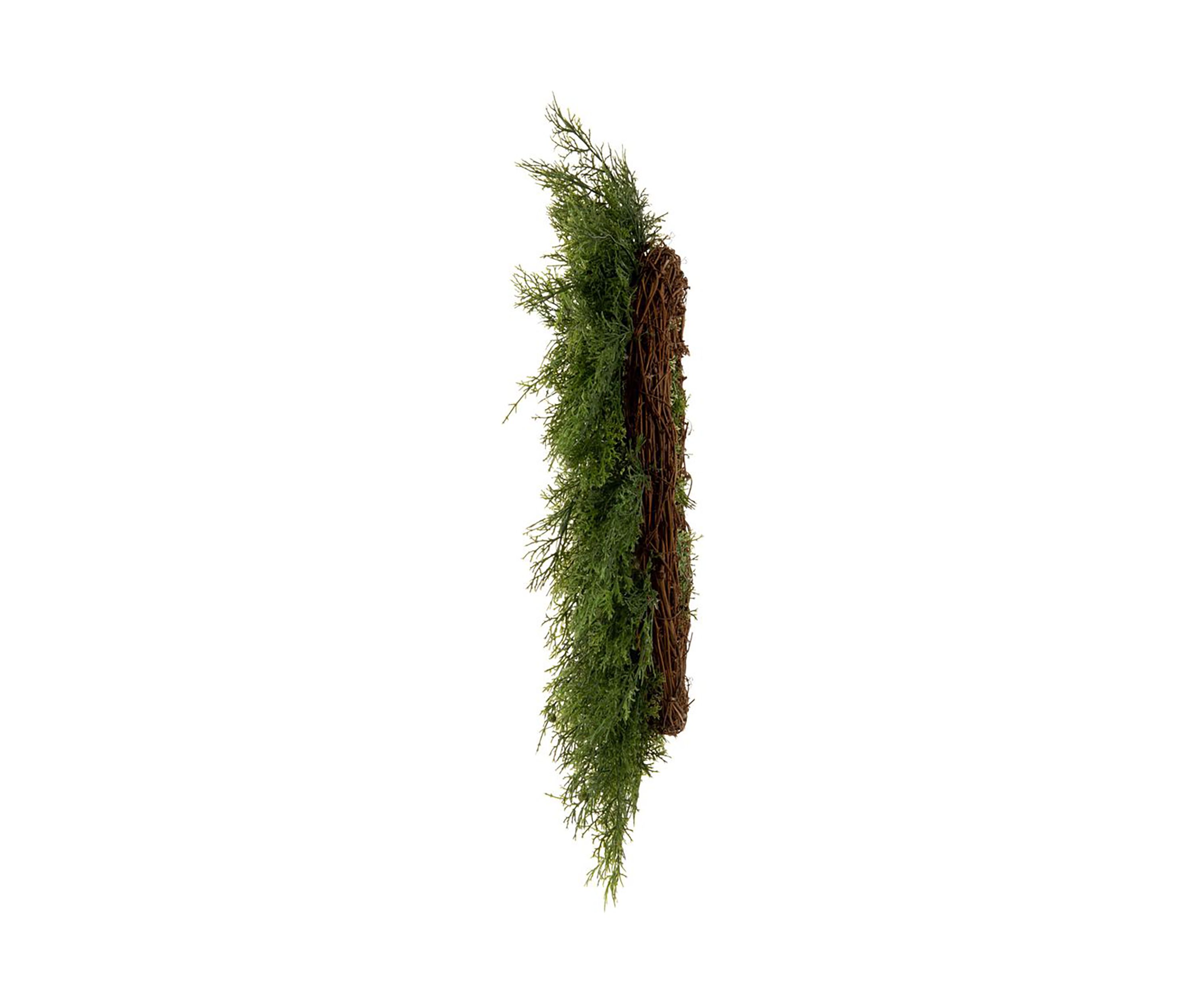 Artificial Cedar Wreath.