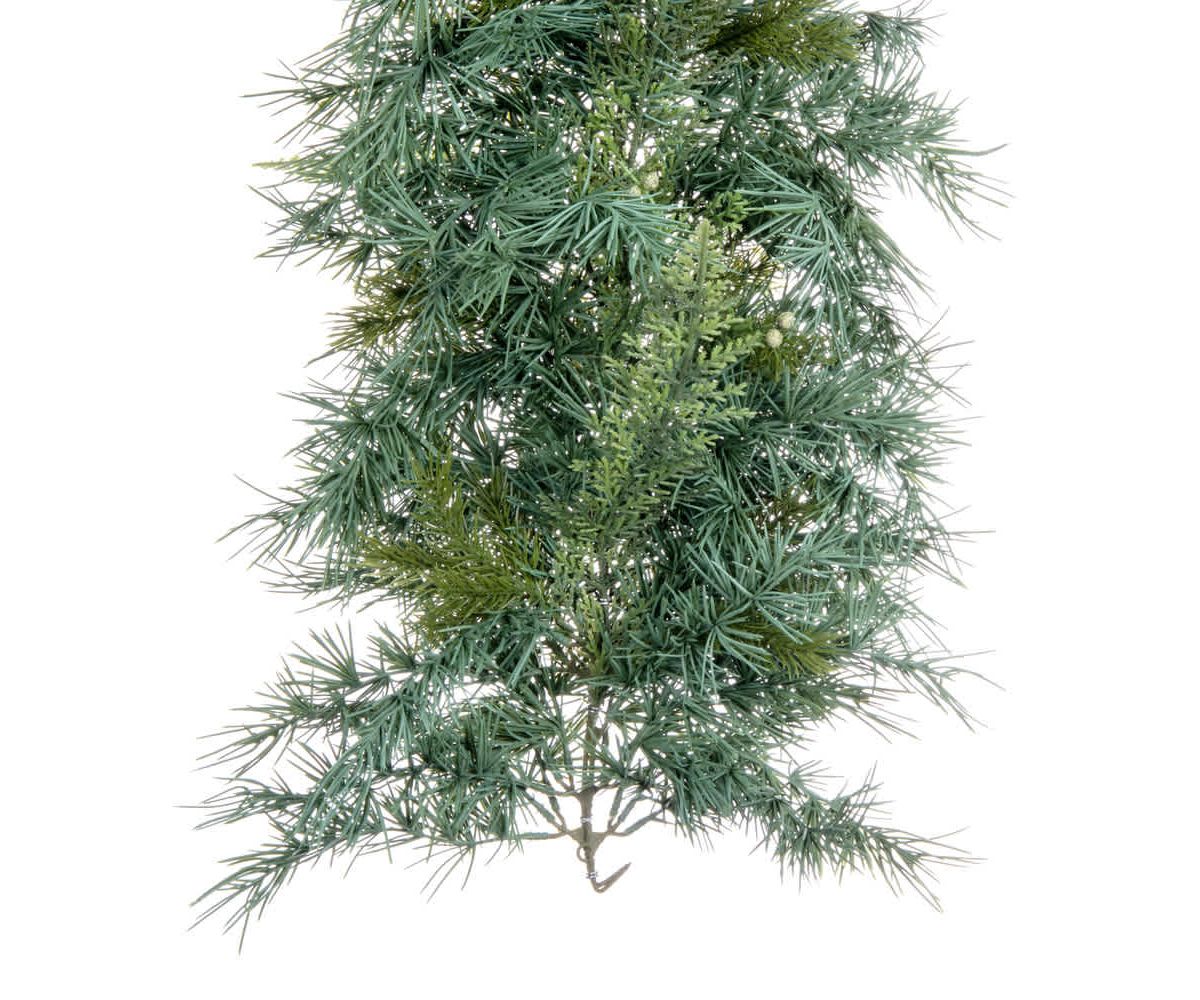 Vickerman 6 X 14" Artificial Mixed Fern Cedar Doublesided Garland