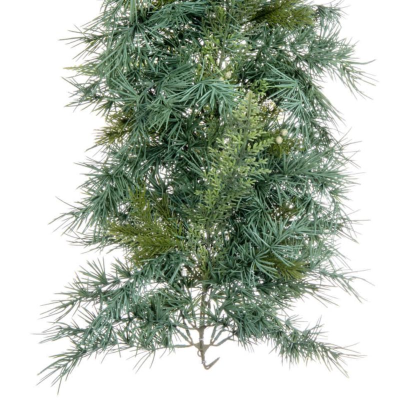 Vickerman 6 X 14" Artificial Mixed Fern Cedar Doublesided Garland