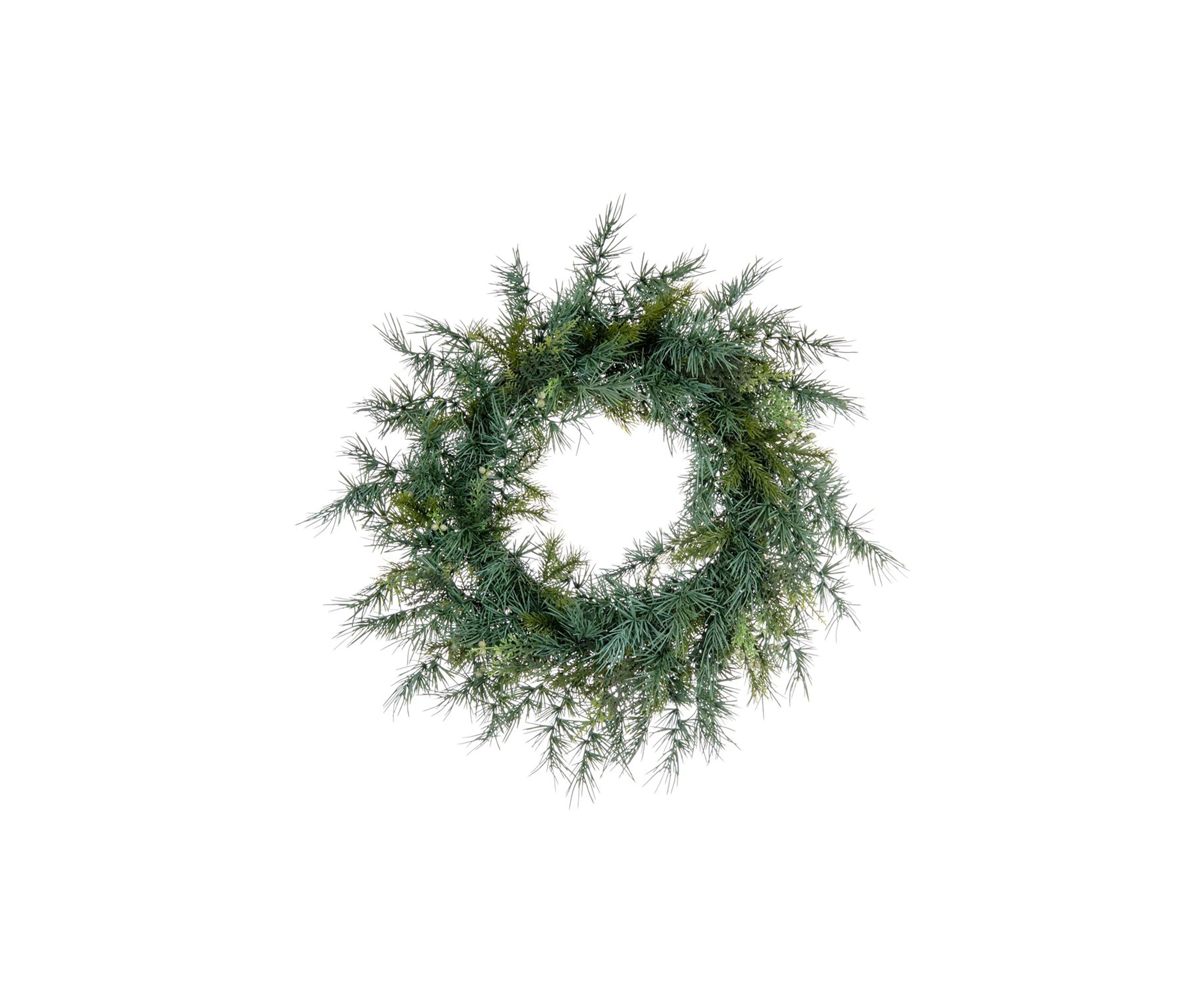 Artificial Mixed Fern Cedar Wreath