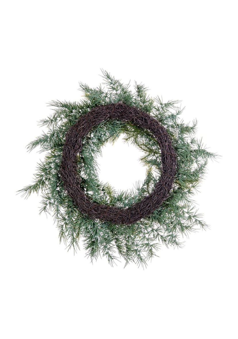 Artificial Mixed Fern Cedar Wreath
