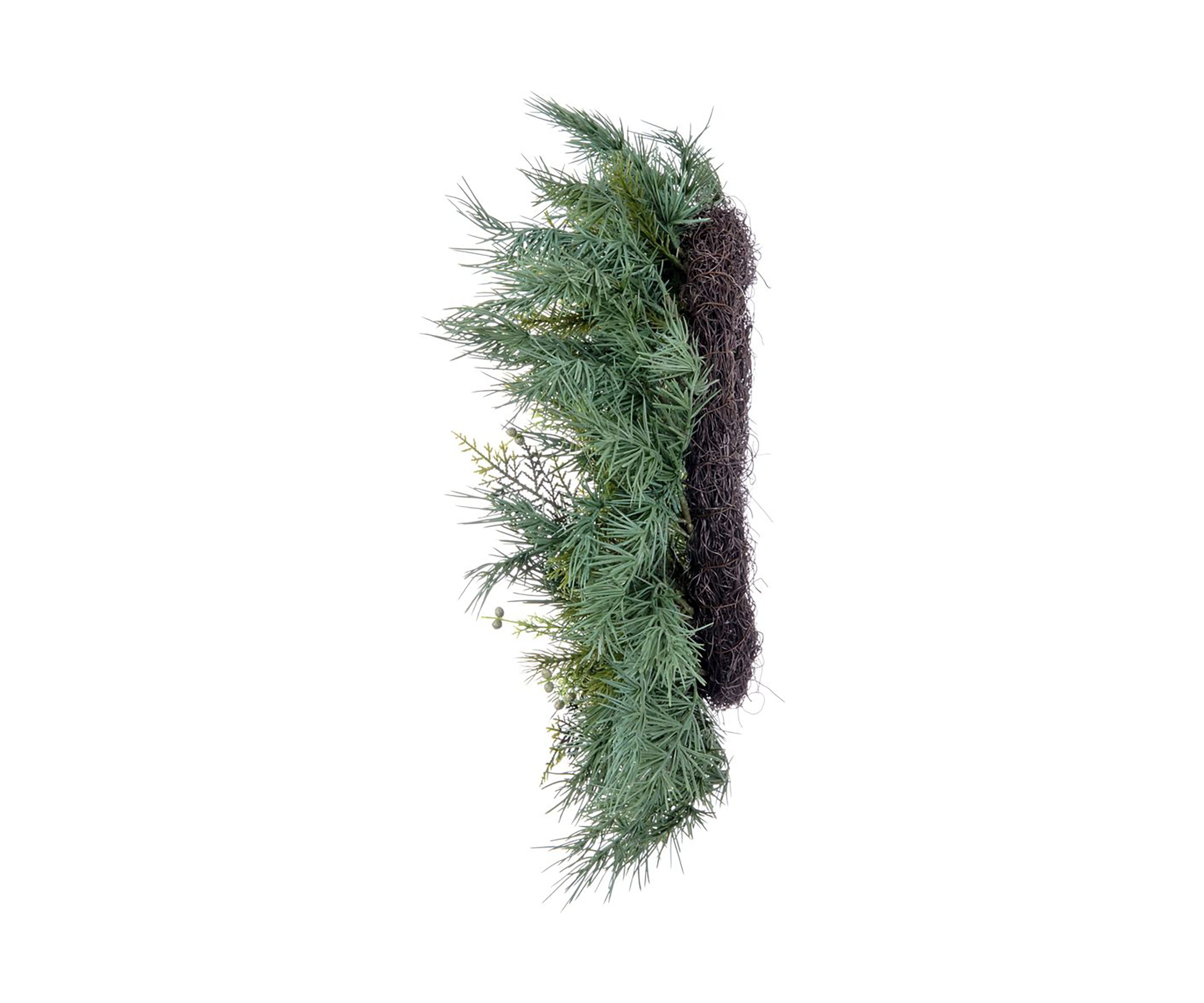 Artificial Mixed Fern Cedar Wreath