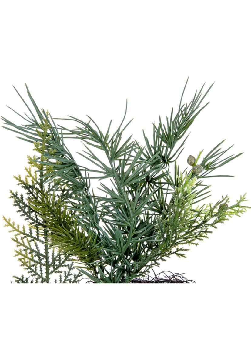 Artificial Mixed Fern Cedar Wreath