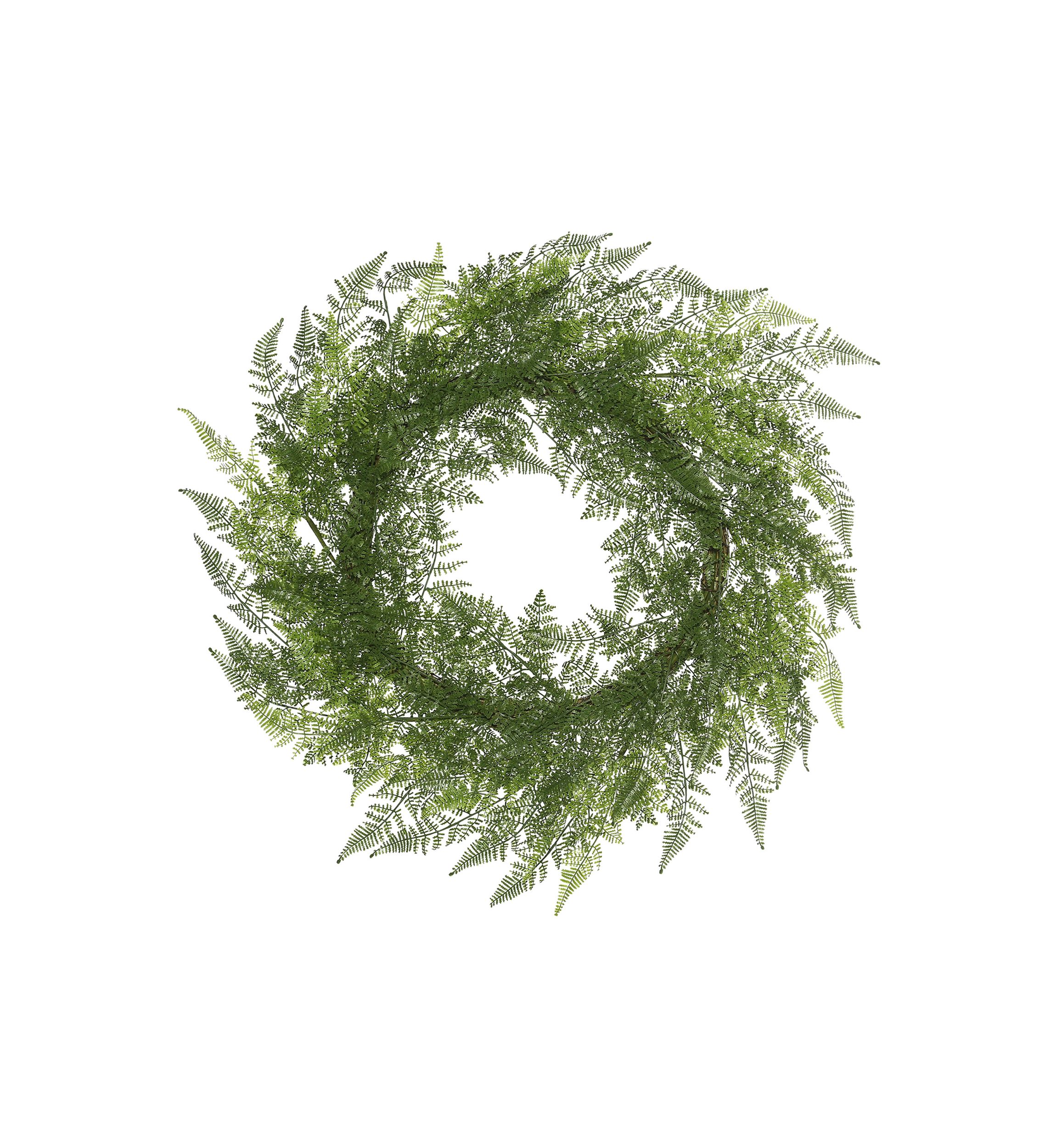 Green Lace Fern Wreath