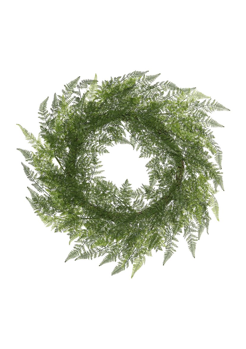 Green Lace Fern Wreath