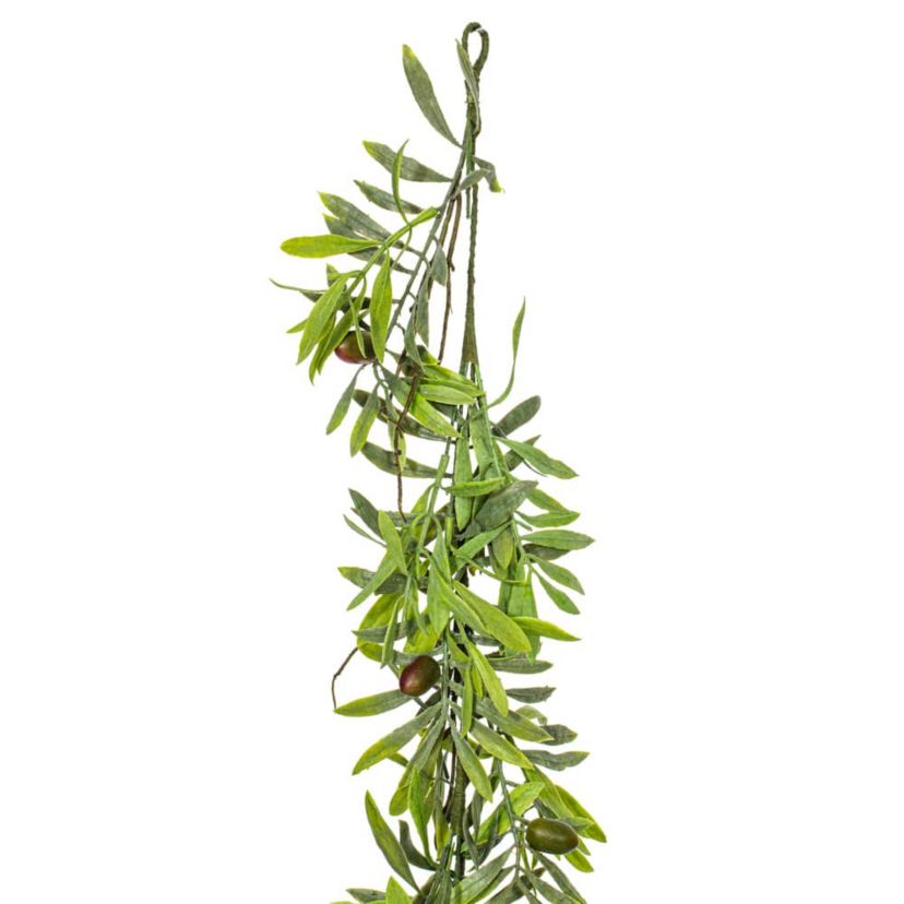 Vickerman 6 Artificial Green Olive Hill Garland.