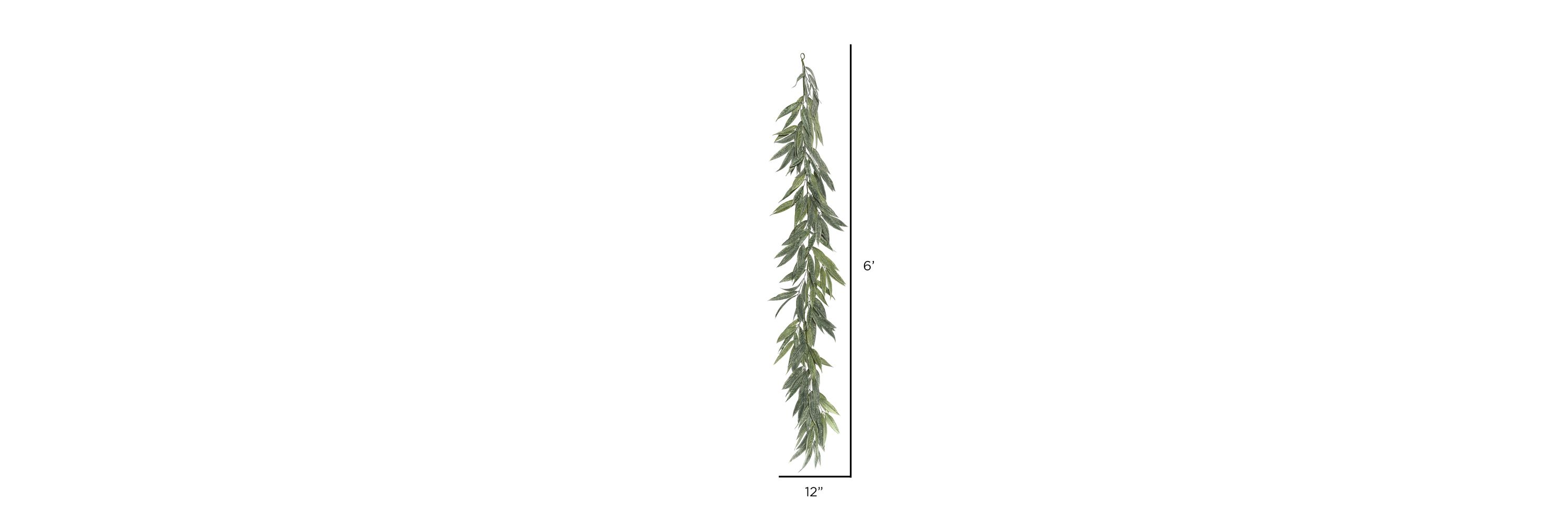 Artificial Muddy Willow Garland.