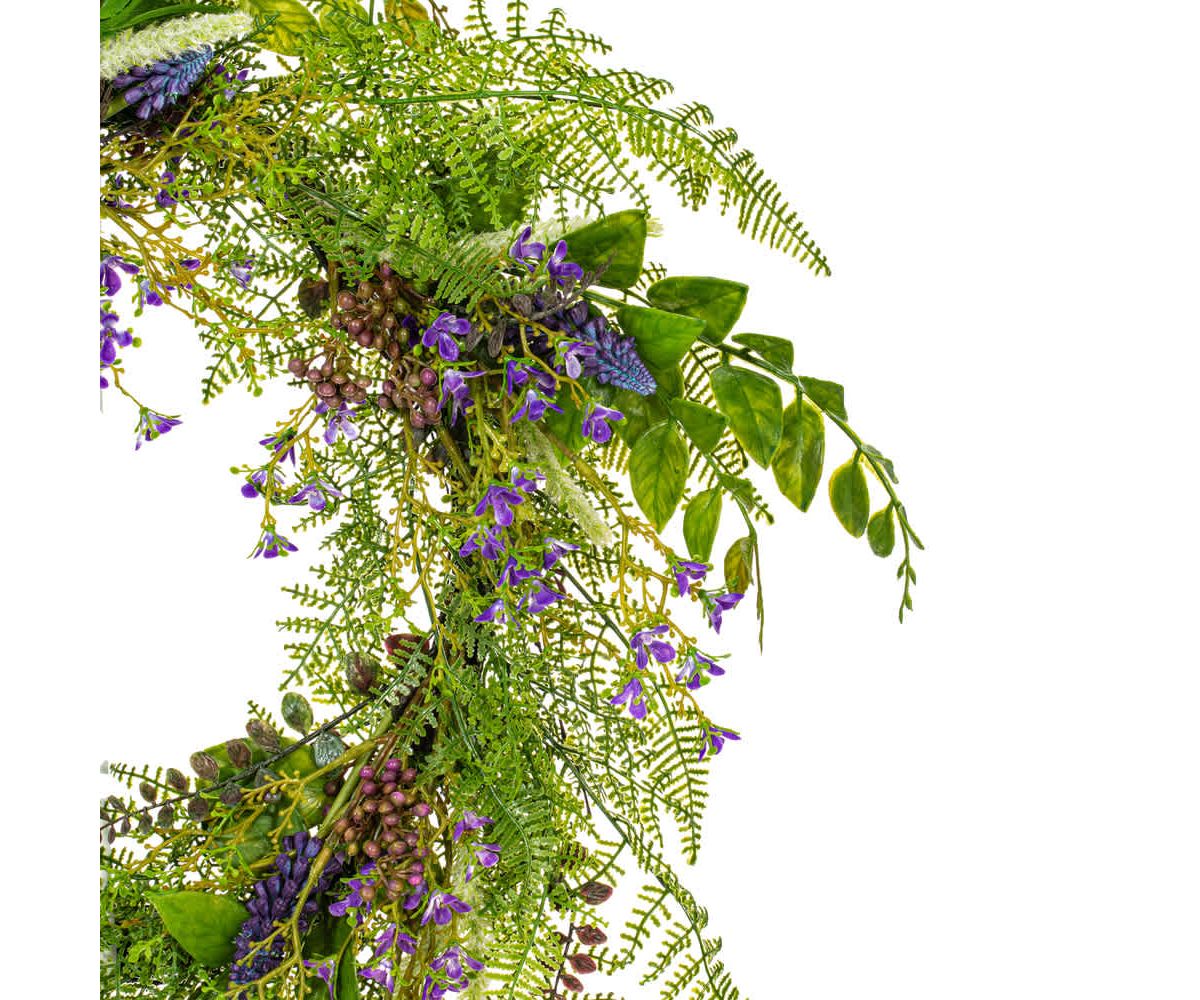 Vickerman 24" Artificial Green Maytime Wreath.