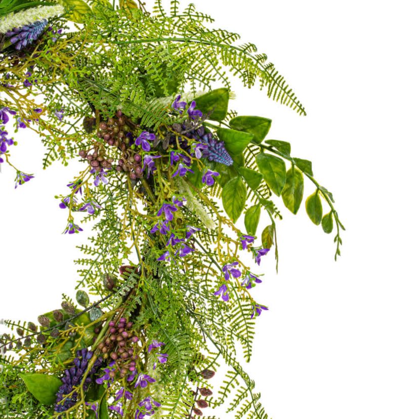 Vickerman 24" Artificial Green Maytime Wreath.