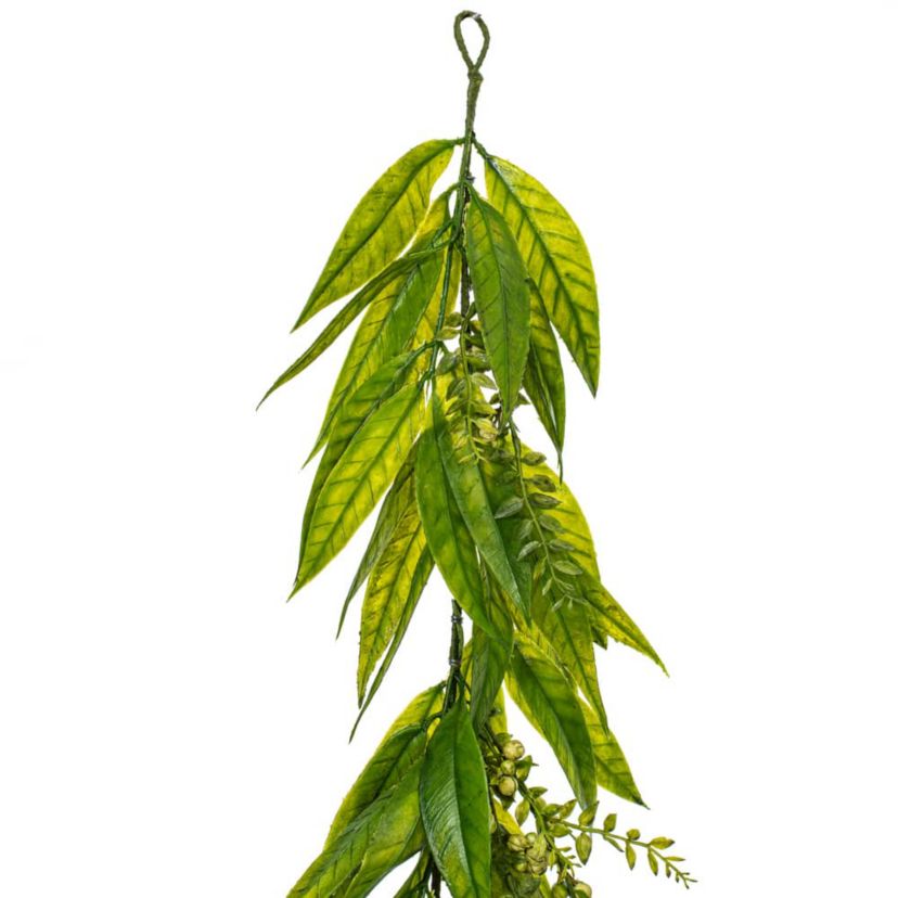 Vickerman 6 Artificial Green Willow Garland.