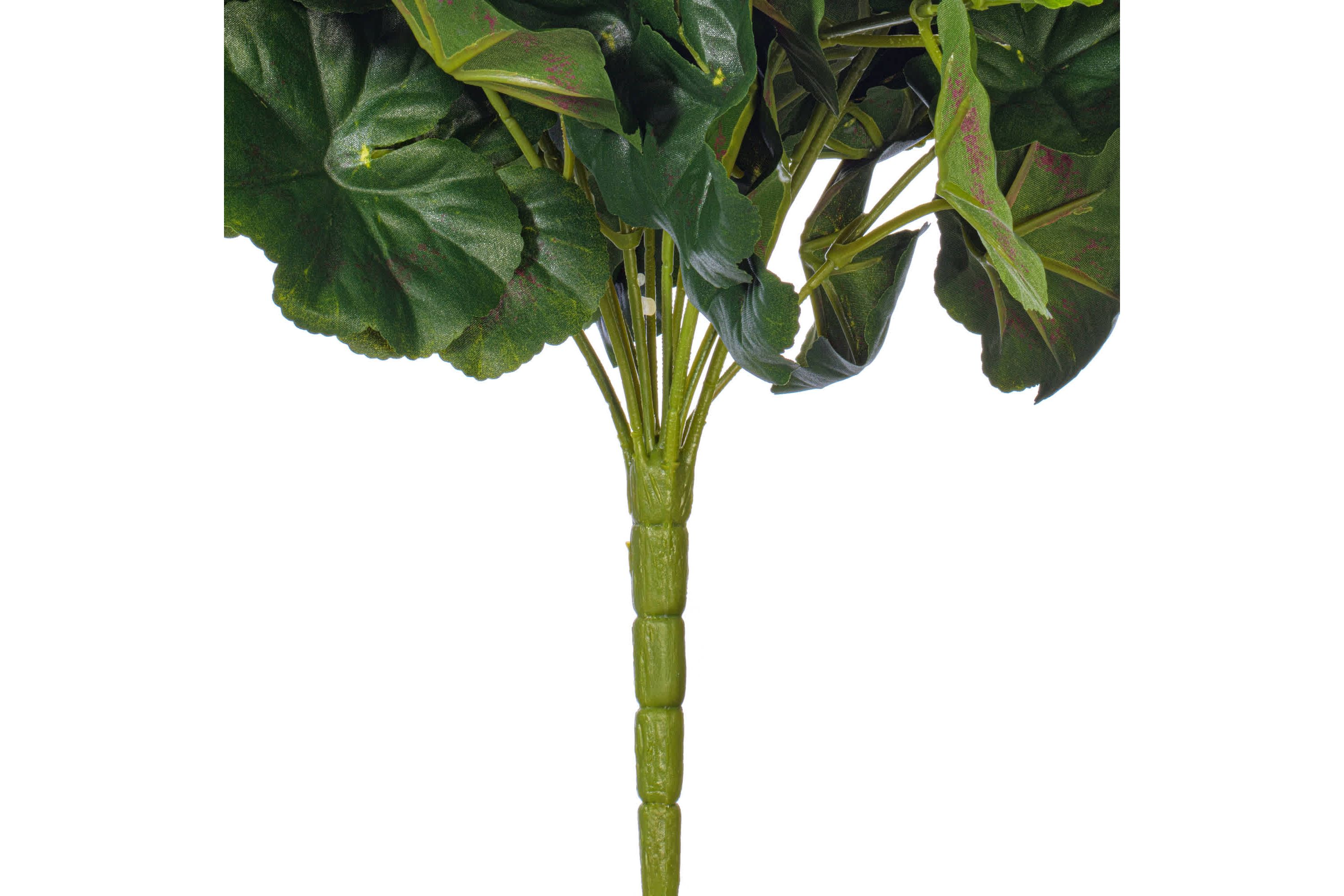Vickerman 17.5" Artificial Purple Polyester Geranium Bush.