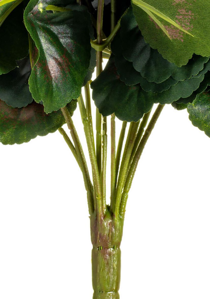 Red Polyester Geranium Bush