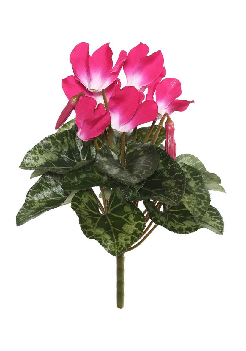 Polyester Beauty Cyclamen Bush