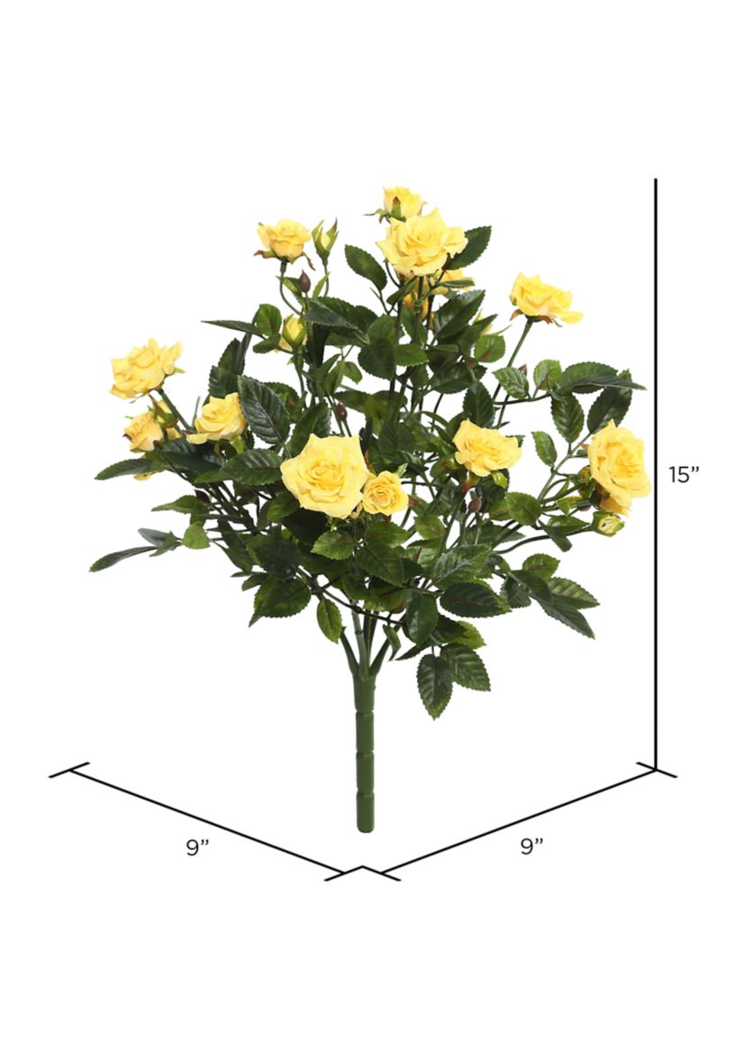 Yellow Mini Diamond Rose Bush