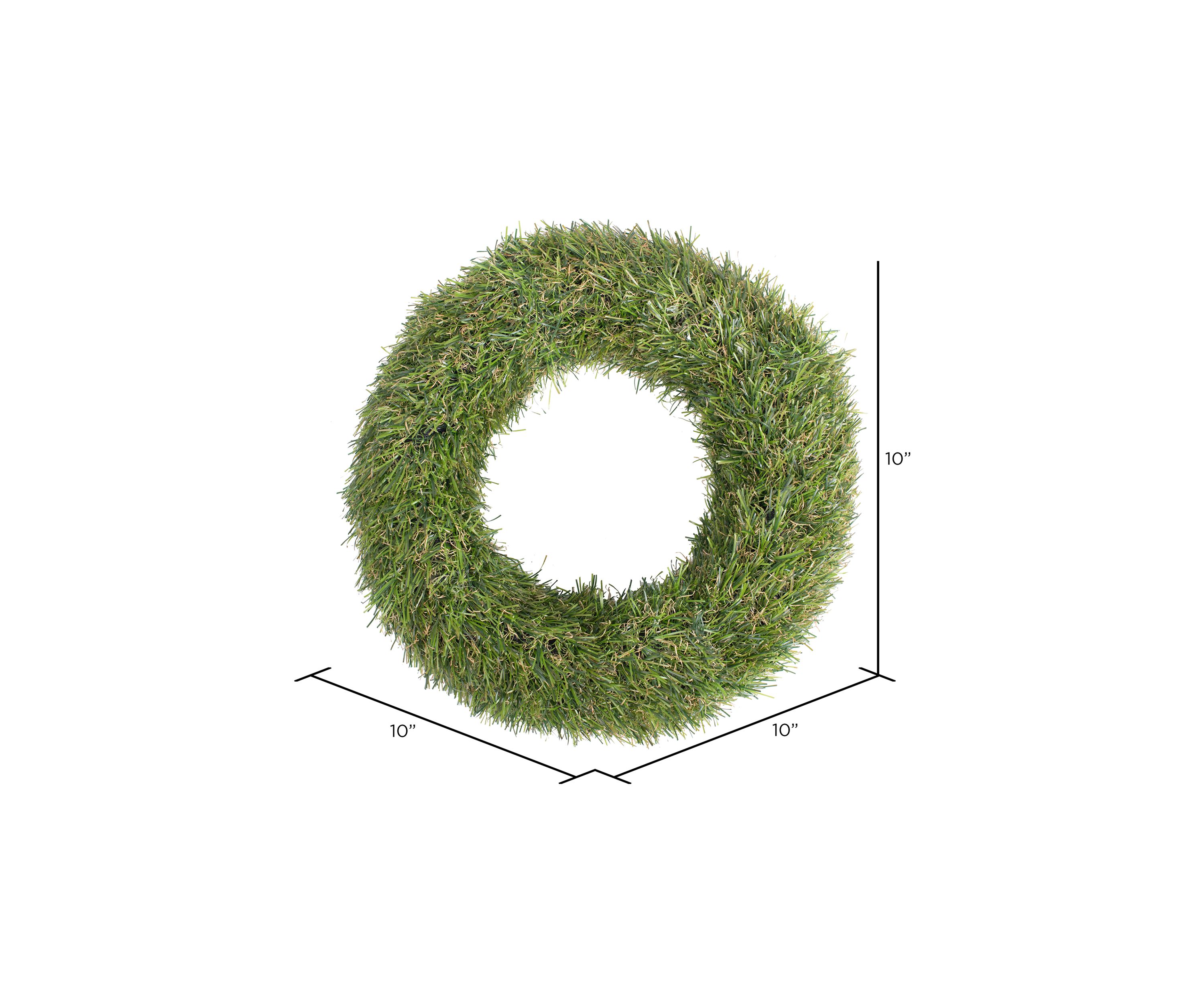 Green Grass Wreath - Set of 2