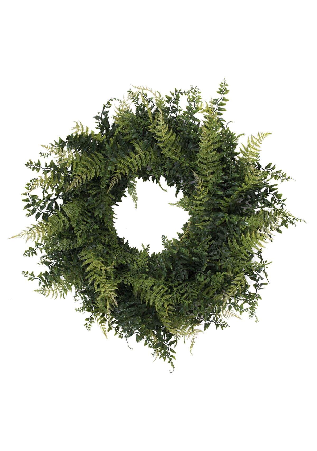 Buckler Fern and Grass Wreath