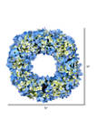 Blue Hydrangea Wreath