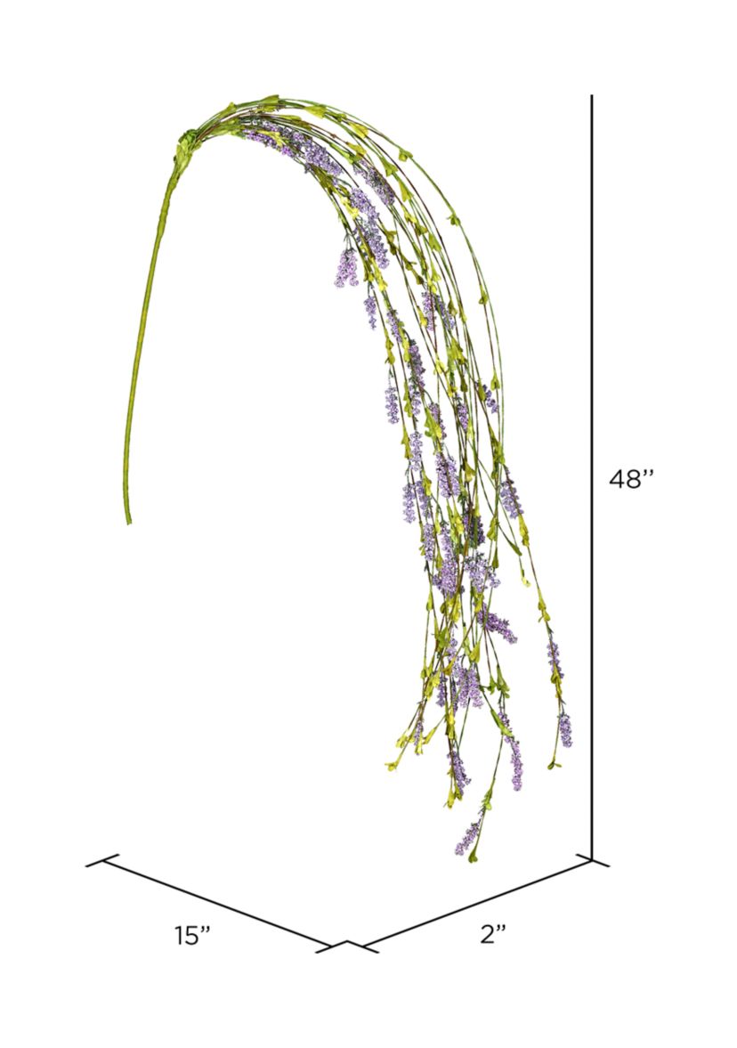 Purple Thistle Berry Hang Stem