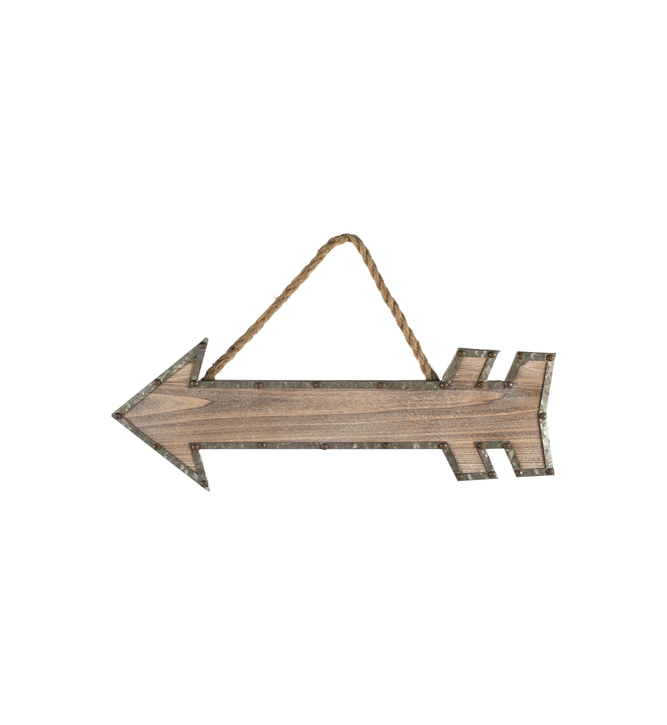 Rustic Arrow with Rope Hanger