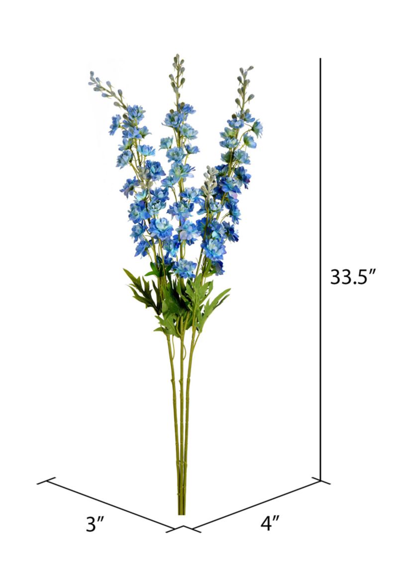 Blue Wild Lupine Spray - Set of 3