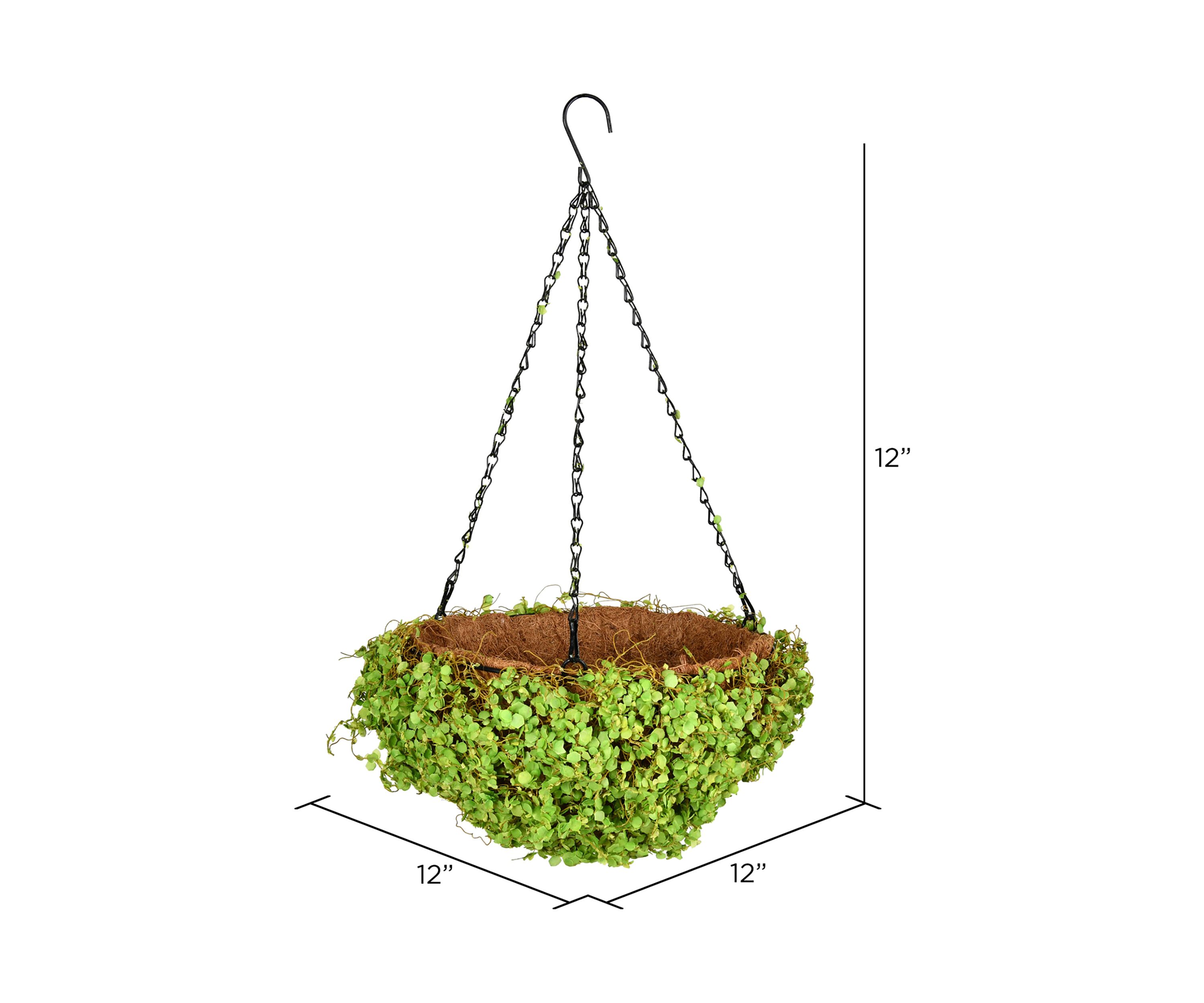 Mini Leaves Hanging Basket