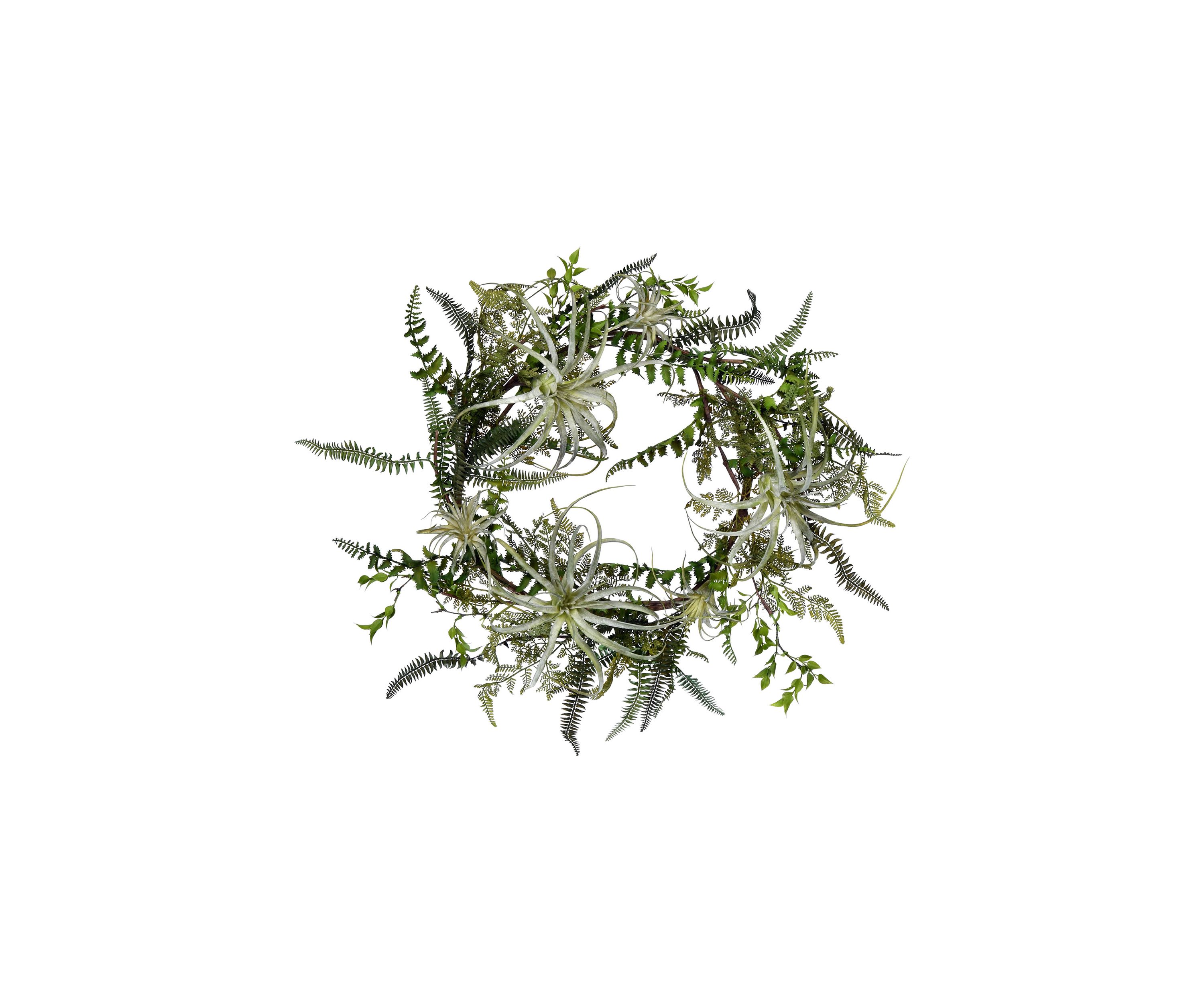 Green Fern Wreath