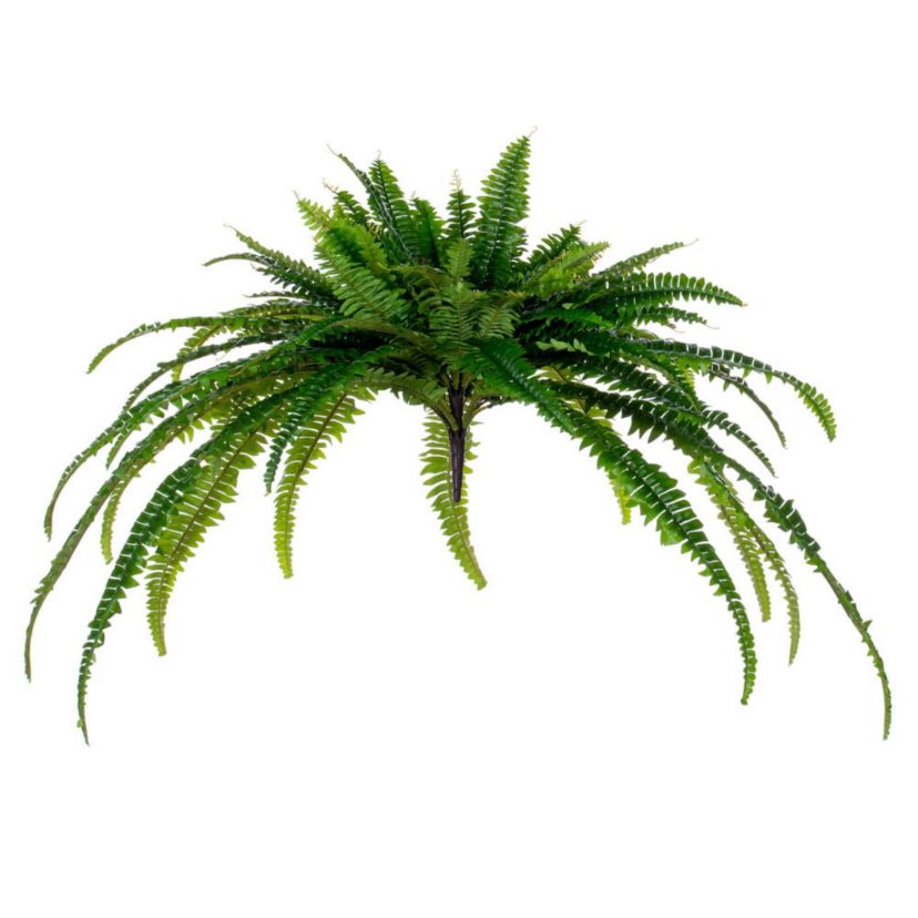 Vickerman 39" Green Artificial Boston Fern Bush