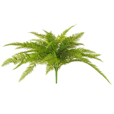 Vickerman 26" Green Artificial Leather Fern Bush