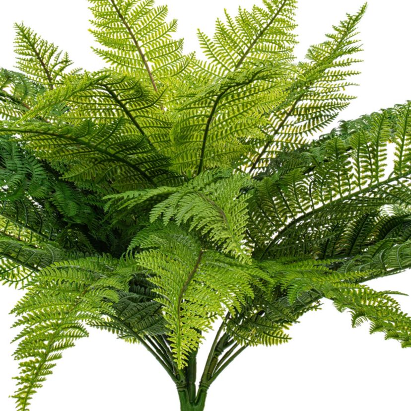 Vickerman 26" Green Artificial Leather Fern Bush