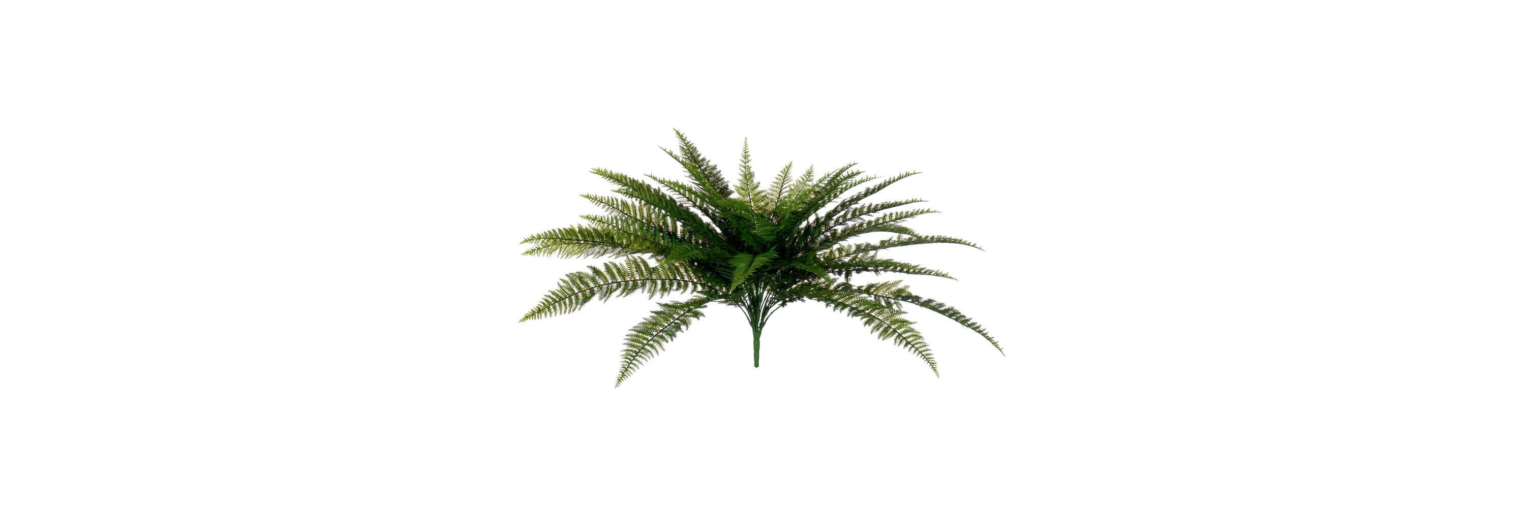 Vickerman 31" Green Artificial Leather Fern Bush