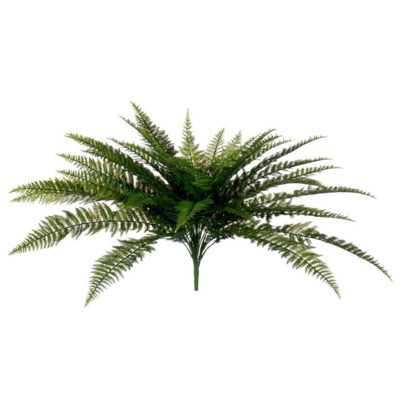 Vickerman 31" Green Artificial Leather Fern Bush