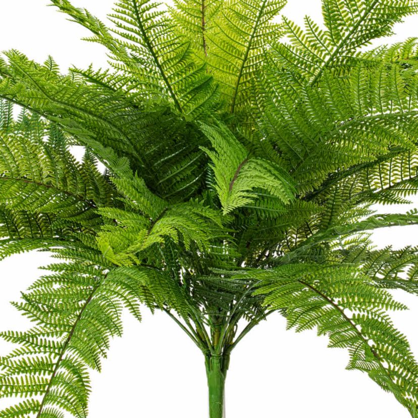 Vickerman 31" Green Artificial Leather Fern Bush