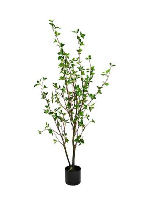 Vickerman Artificial Potted Baby Leaf Tree in Planters Pot