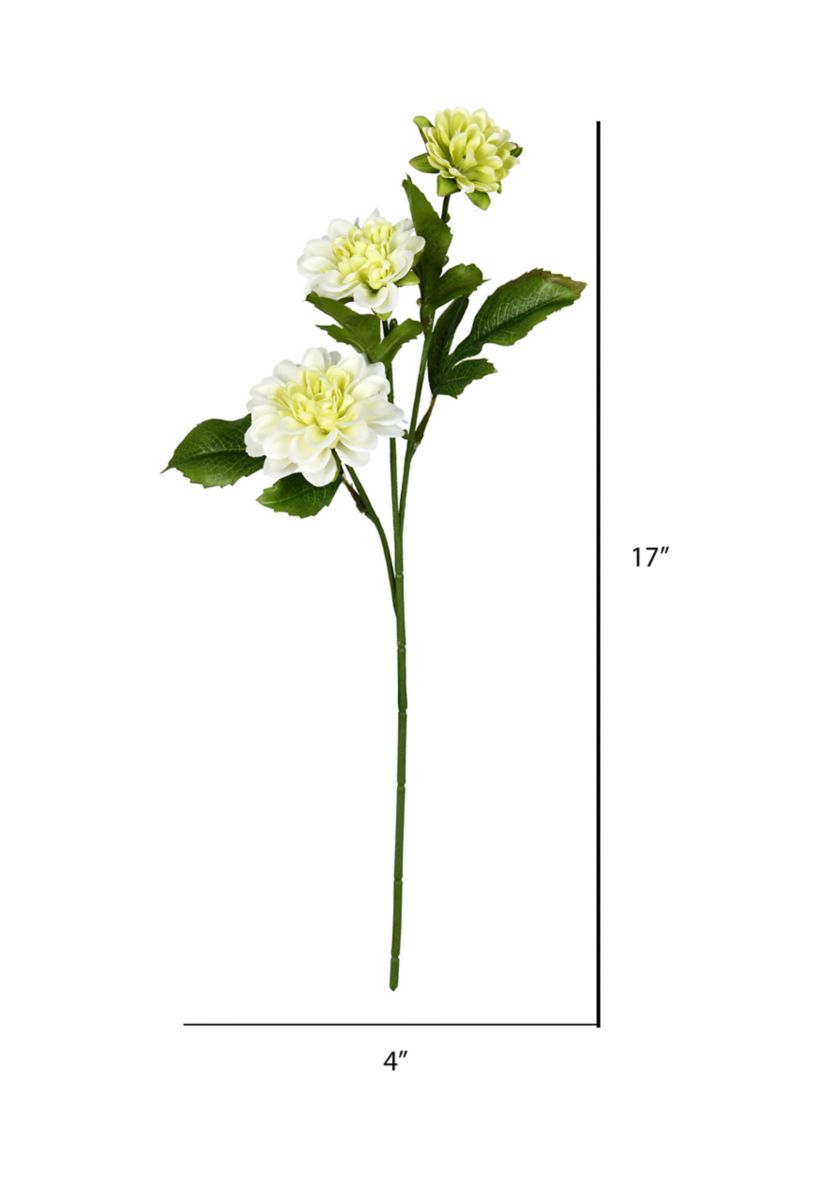 Cream Dahlia Spray - Set of 6
