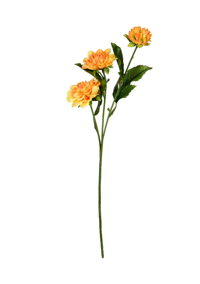 Yellow Dahlia Spray - Set of 6