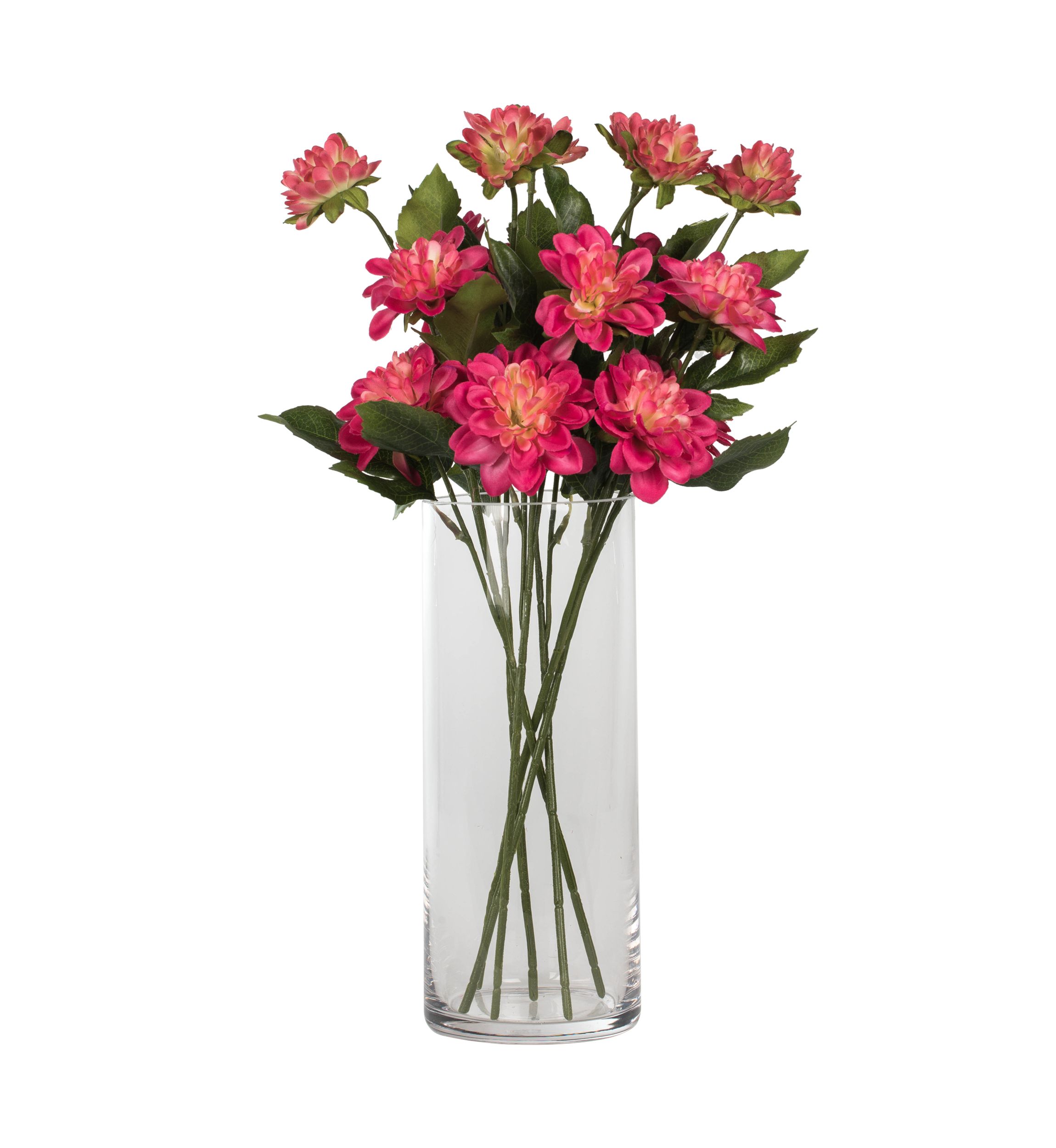 Fuchsia Dahlia Spray - Set of 6