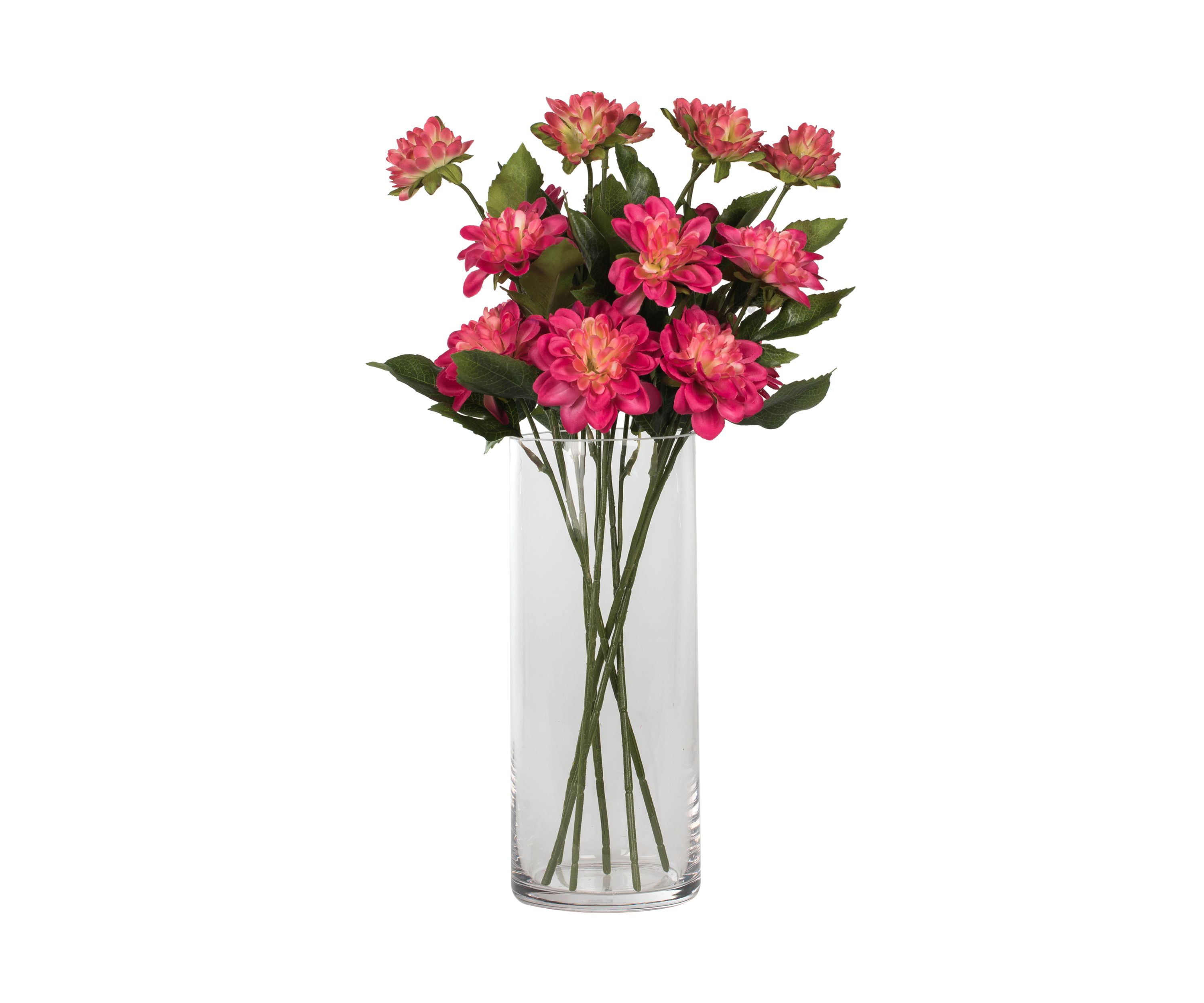 Fuchsia Dahlia Spray - Set of 6