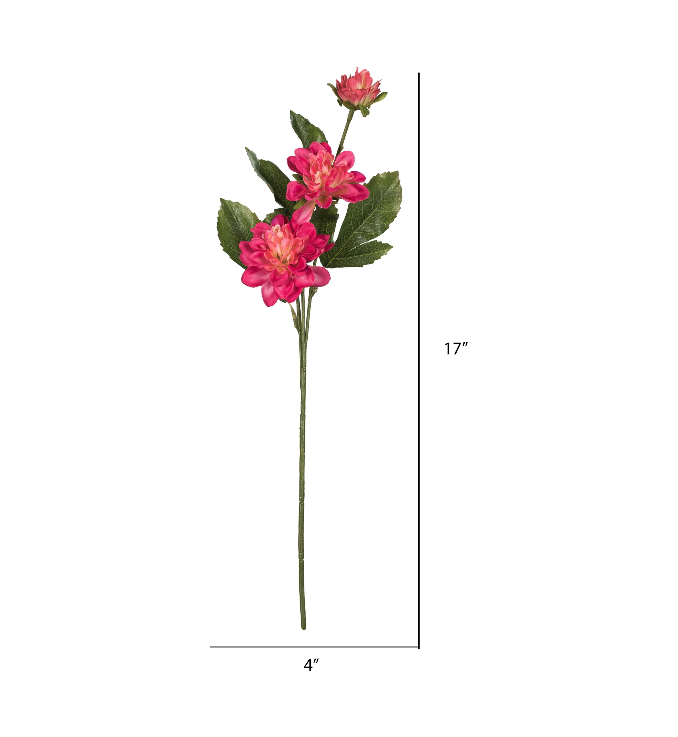 Fuchsia Dahlia Spray - Set of 6