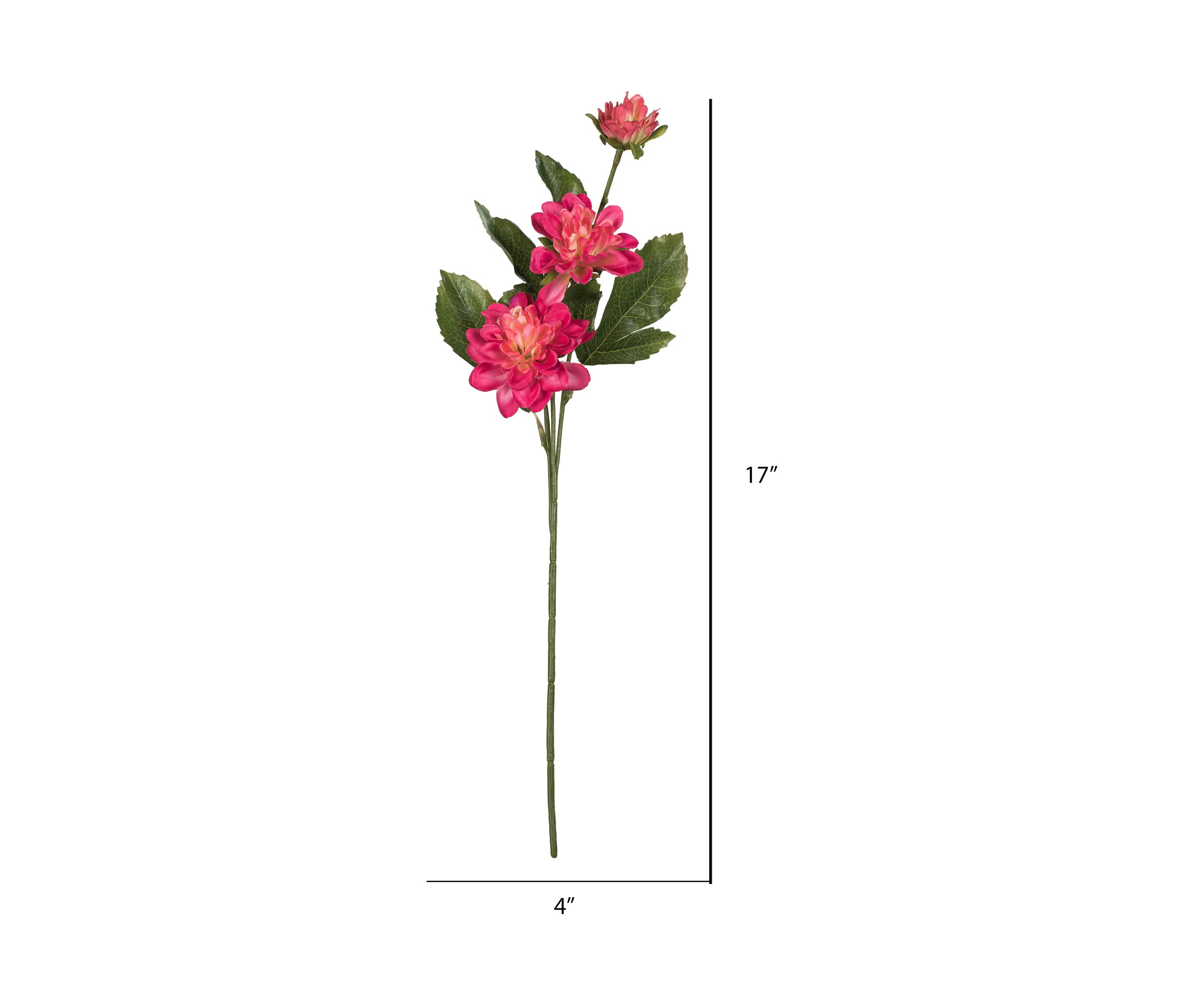 Fuchsia Dahlia Spray - Set of 6