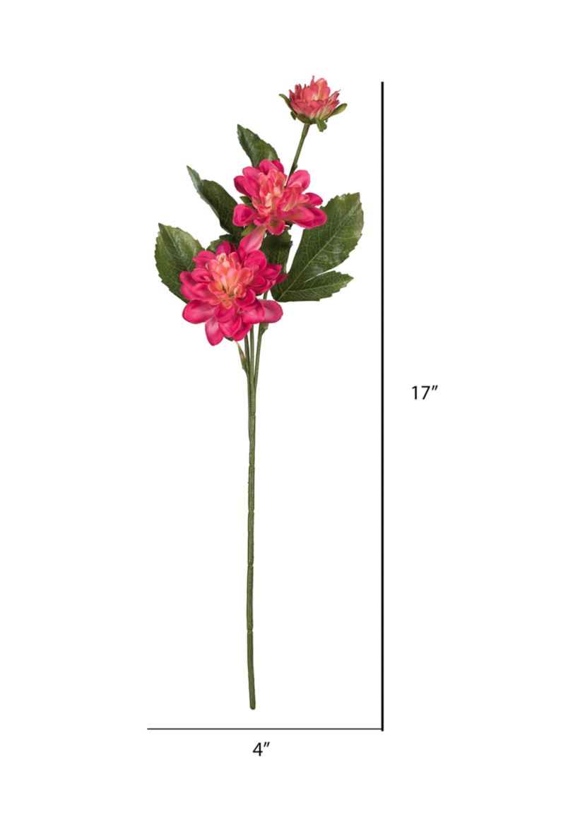 Fuchsia Dahlia Spray - Set of 6