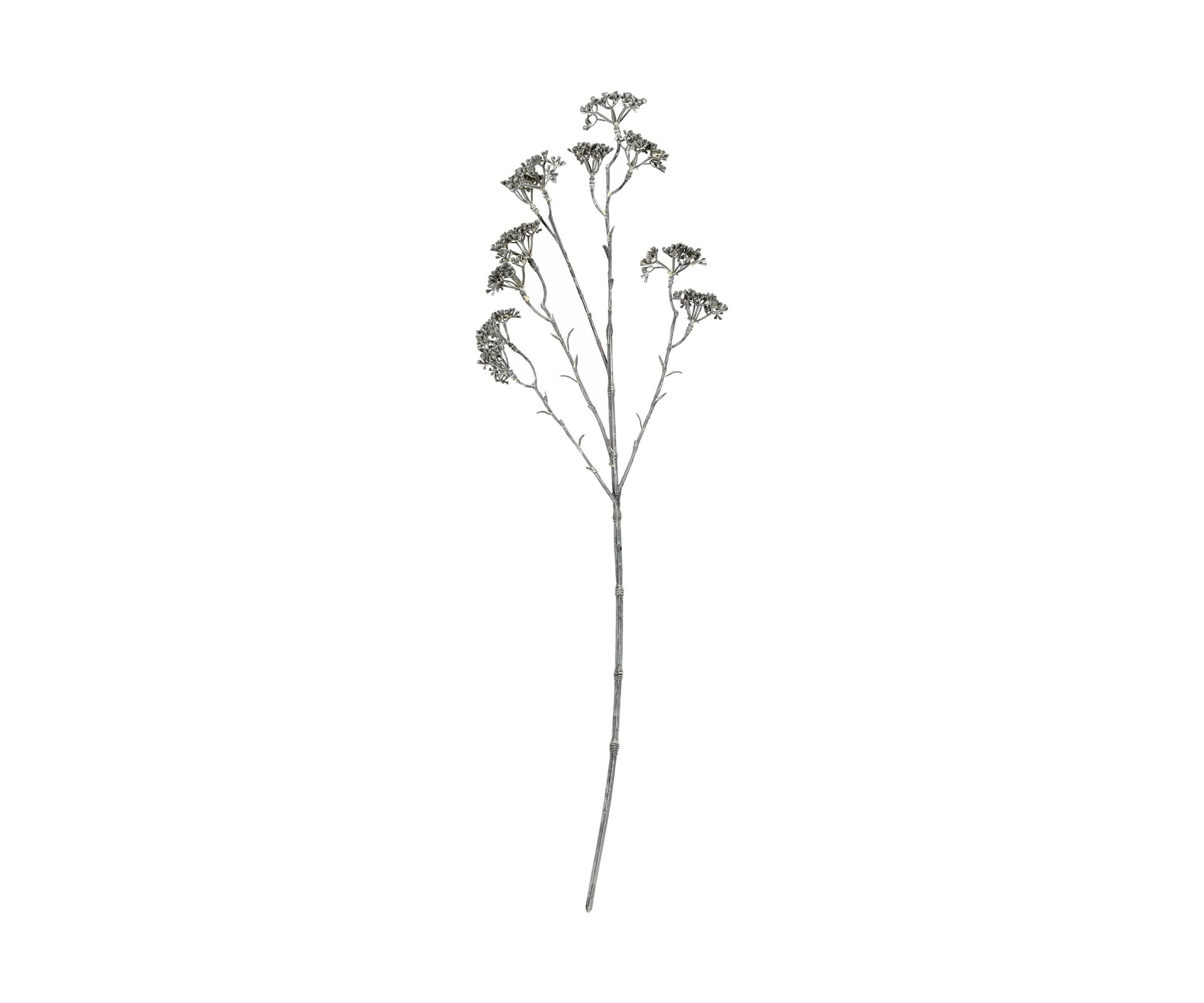 Brown and White Patrinia Spray - Set of 6