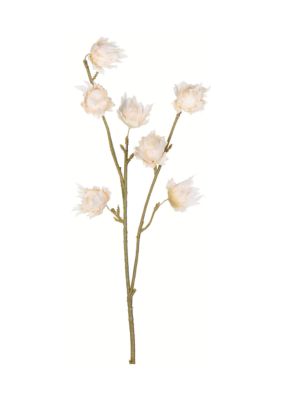 Vickerman Ivory Hibiscus Spray