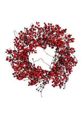 Vickerman Red Snow Berry Wreath