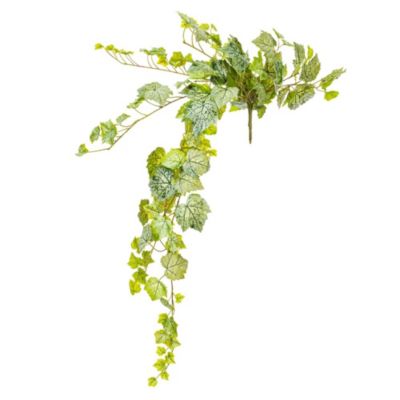 Vickerman Grape Leaf Ivy Hanging Bush, Green