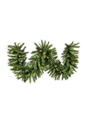 Vickerman Mixed Pine Garland, Green