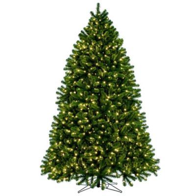 Vickerman 7.5' x 61" Deluxe Sequoia Pine Artificial Full Pre-Lit Christmas Tree with 1250 Warm White LED 5MM Lights