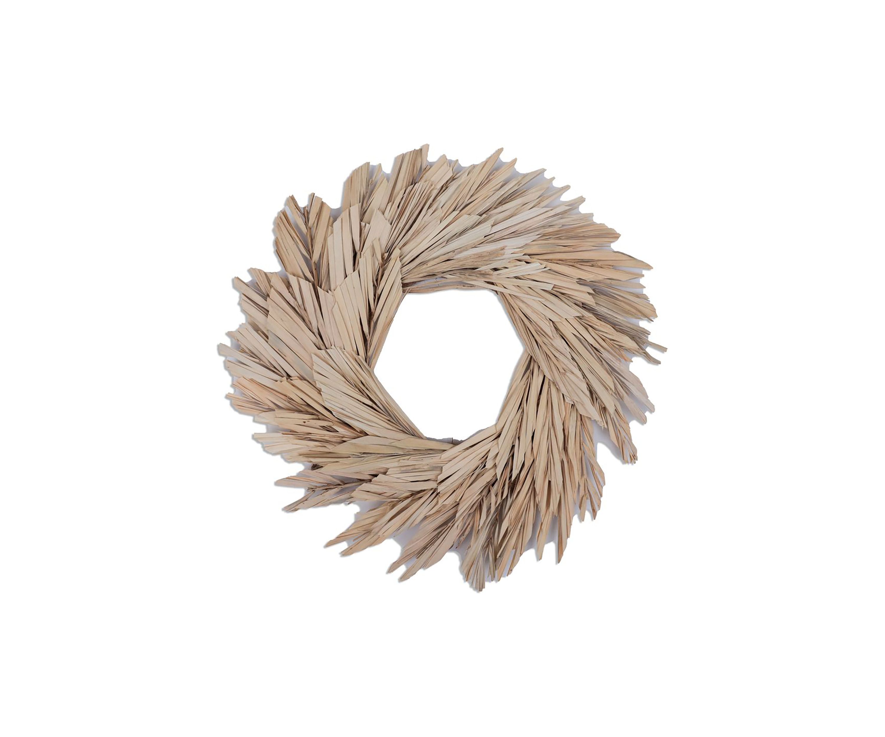 Natural Botanicals 17" Canna Leaf Wreath