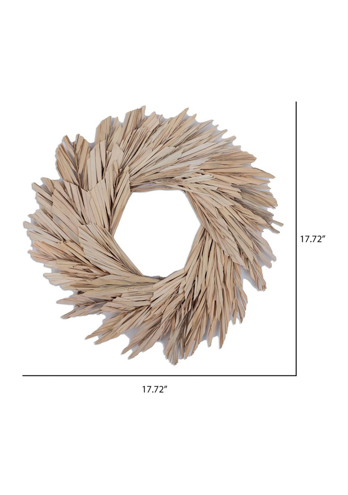 Natural Botanicals 17" Canna Leaf Wreath