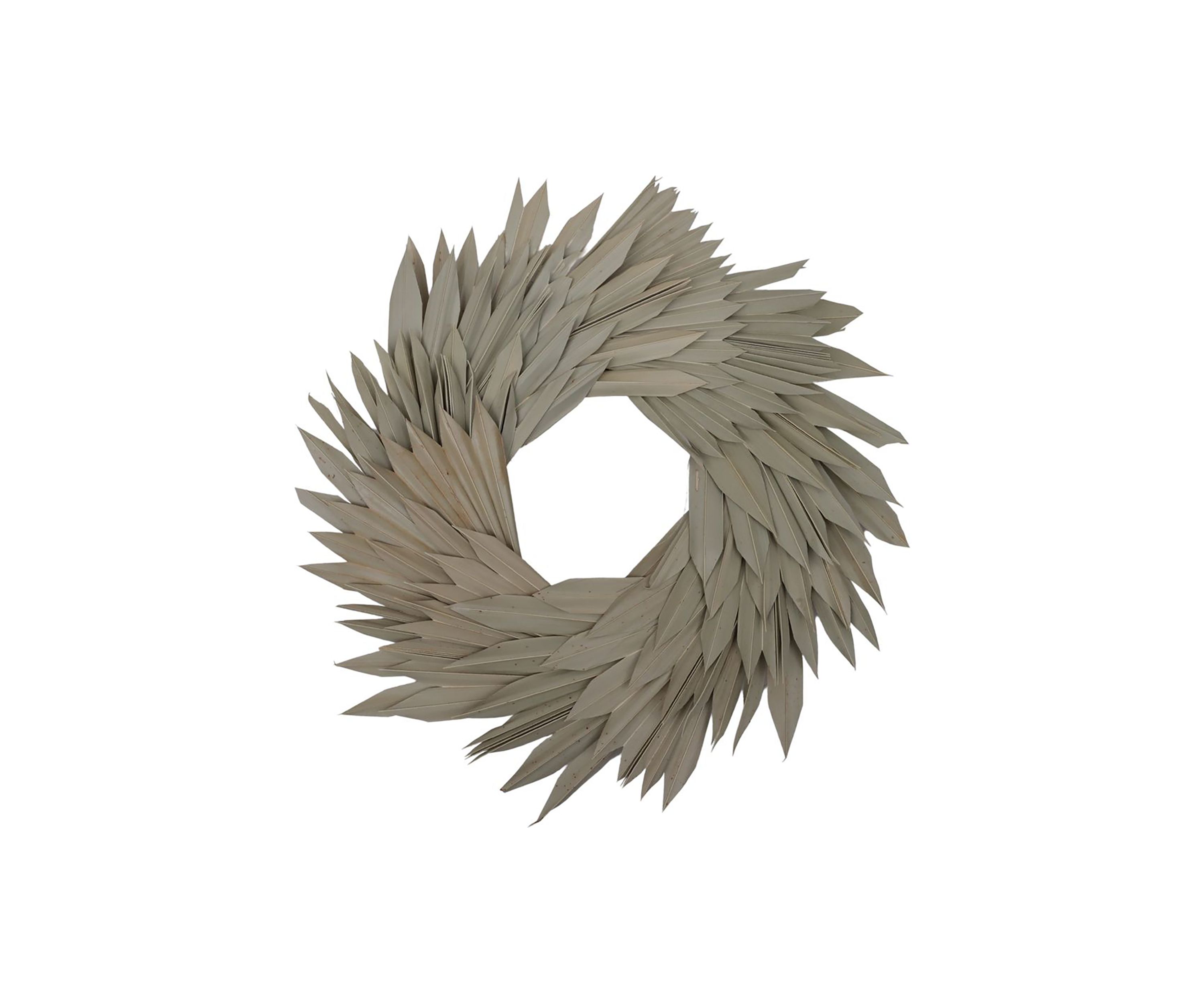 Natural Botanicals 17" Palm Sun Wreath.